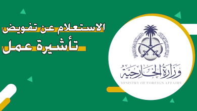 هل يمكن الاستعلام عن تفويض تأشيرة عمل عبر منصة إنجاز