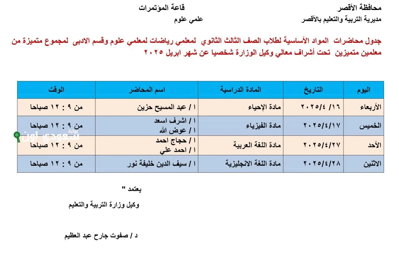 موجه مادة التاريخ يوضح أهم 50 سؤال لطلاب الثانوية العامة