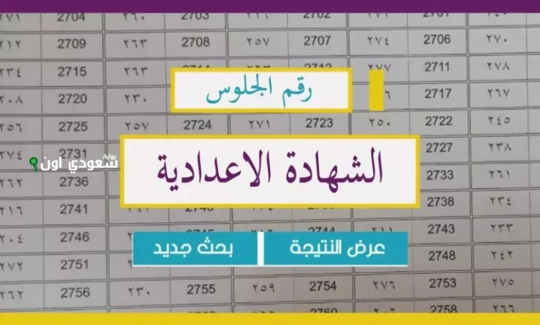 نتيجة تالتة اعدادي جميع المحافظات 2025 على موقع نتيجة نت مباشرة بدون تسجيل