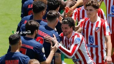 ملخص مباراة باريس سان جيرمان ضد أتلتيكو مدريد