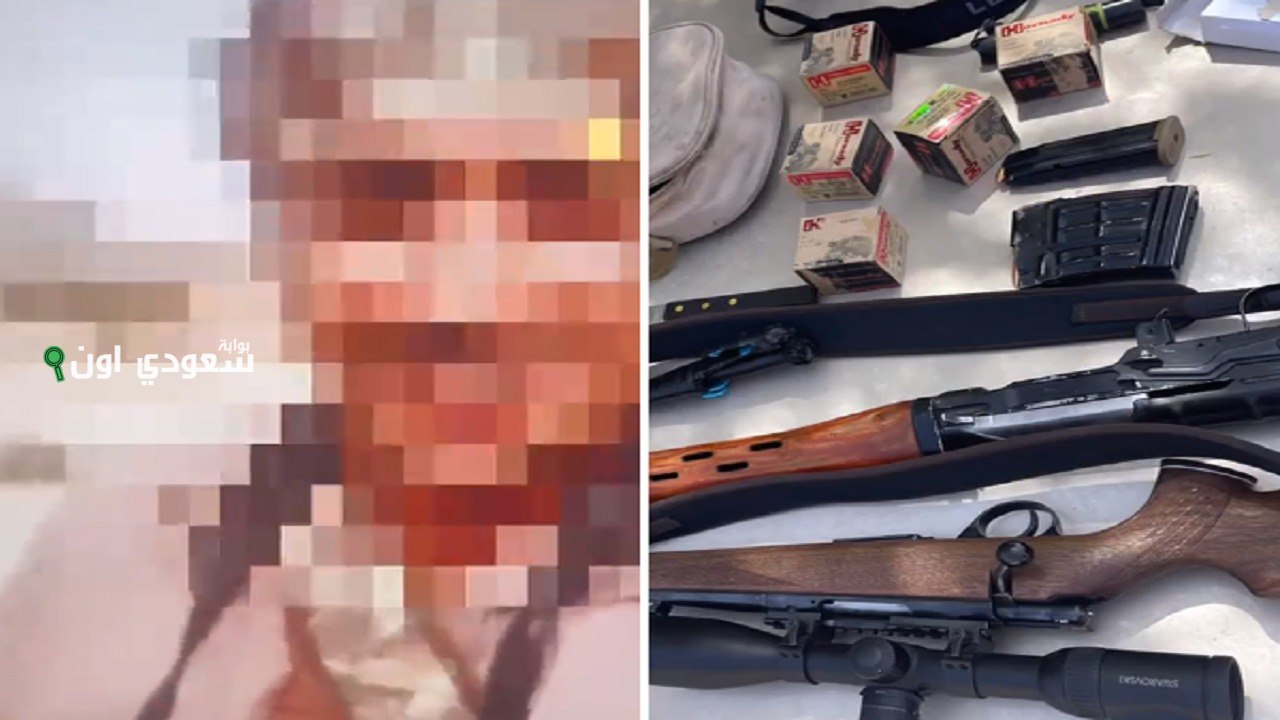 ضبط شخصين يمارسان الصيد غير القانوني في تبوك