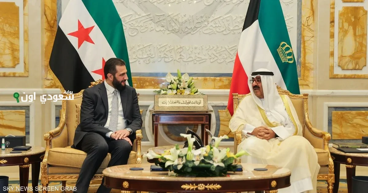 أمير الكويت والرئيس السوري