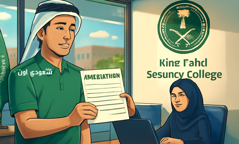 كلية الملك فهد الأمنية: بدأ اليوم التقديم على دورة الضباط الجامعيين الـ 55 والتقديم من الجوال عبر ابشر توظيف