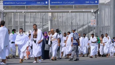 وصول الحجاج إلى مشعر منى