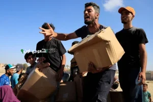 مواقع توزيع المساعدات