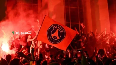 احتفالات جماهير باريس سان جيرمان