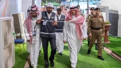 وزير الداخلية يتفقد استعدادات قوات الطوارئ للمشاركة في موسم الحج لهذا العام