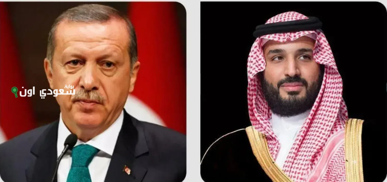 الرئيس التركي مع ولي العهد