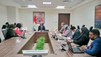 د. سيد إسماعيل يستقبل وفد البنك الدولي