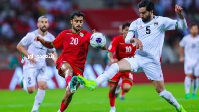 مباراة فلسطين وعمان