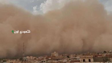 عواصف ترابية على مدينة شرورة