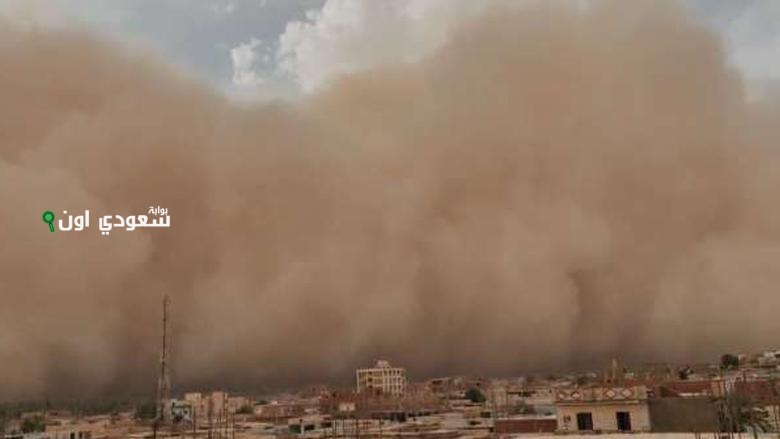 عواصف ترابية على مدينة شرورة