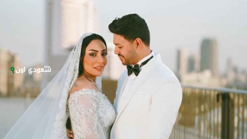 محمد شاهين يُهدي زوجته رشا أغنية في حفل زفافهما