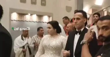 ناصر منسى يحتفل بزفافه