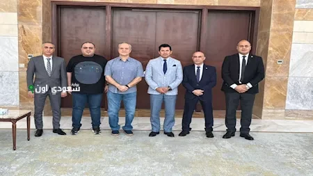 لقاء وزير الرياضة مع رئيس اتحاد رفع الأثقال والمدير الفني الجديد