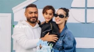 آدم تامر حسني وبسمة بوسيل
