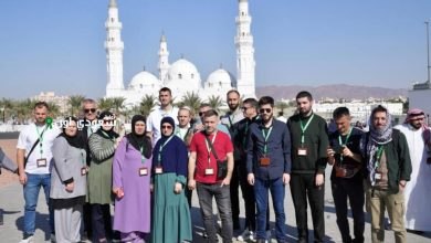 زيارة ثقافية لضيوف برنامج خادم الحرمين في مسجد قباء
