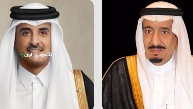 قيادة قطر تقدم التهاني لخادم الحرمين الشريفين
