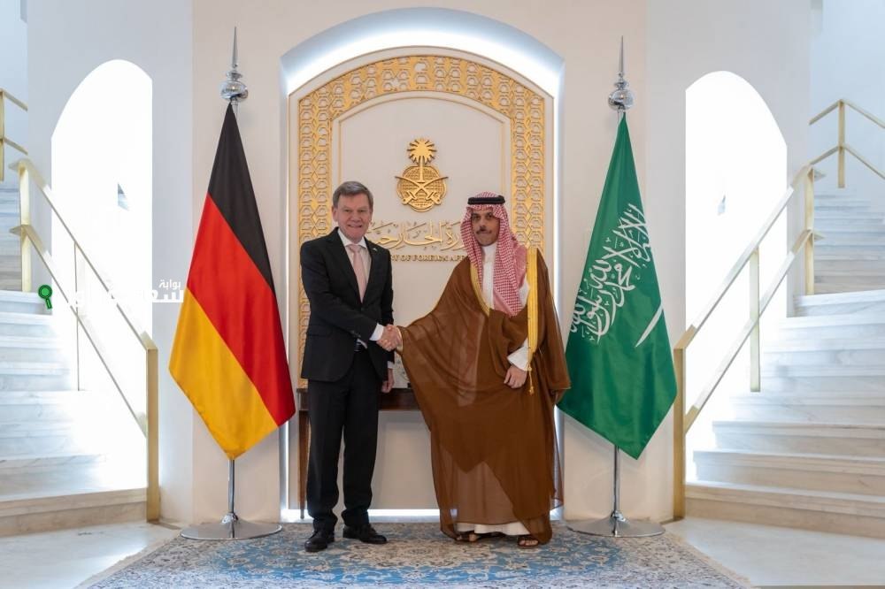 استقبال فيصل بن فرحان لوزير خارجية ألمانيا يعكس تعزيز العلاقات الثنائية بين البلدين