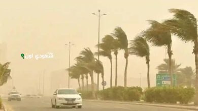الأرصاد الجوية تحذر من عوالق ترابية