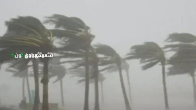 رياح قوية تضرب حائل حتى الساعة السادسة مساء