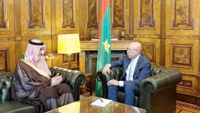 الرئيس الموريتاني ورئيس الصندوق السعودي