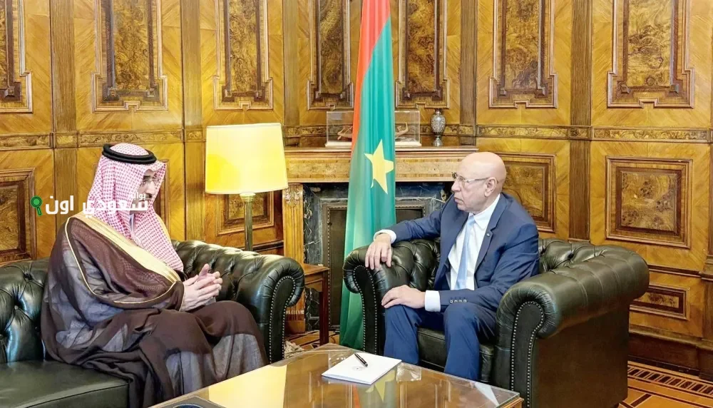 الرئيس الموريتاني ورئيس الصندوق السعودي يتباحثان حول المشروعات الإنمائية المشتركة