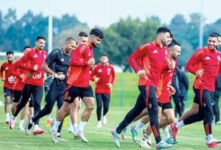 مران بسيط للاعبي الأهلي