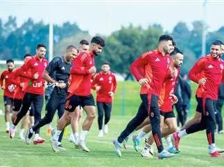 مران بسيط للاعبي الأهلي