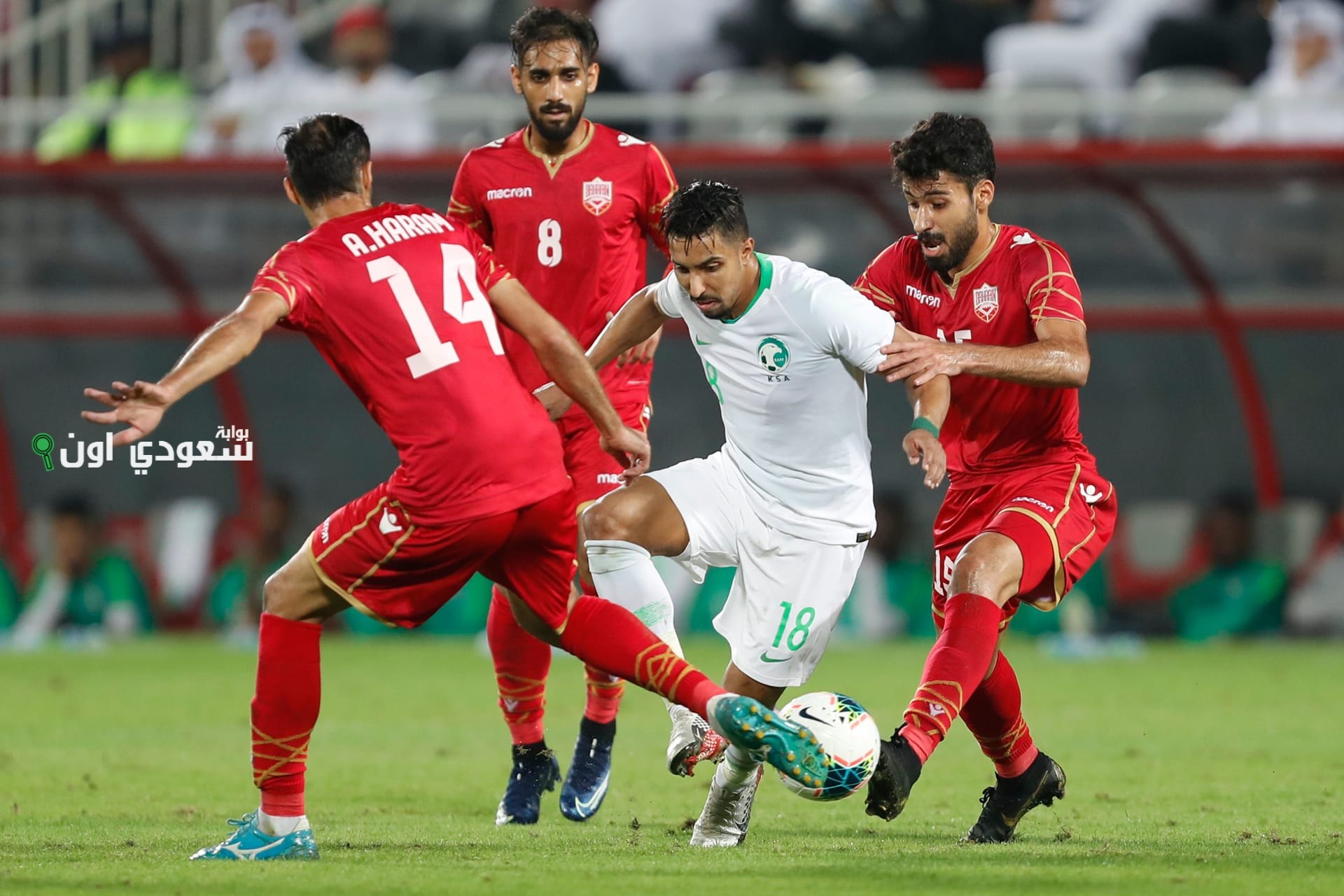 السعودية تتألق أمام البحرين