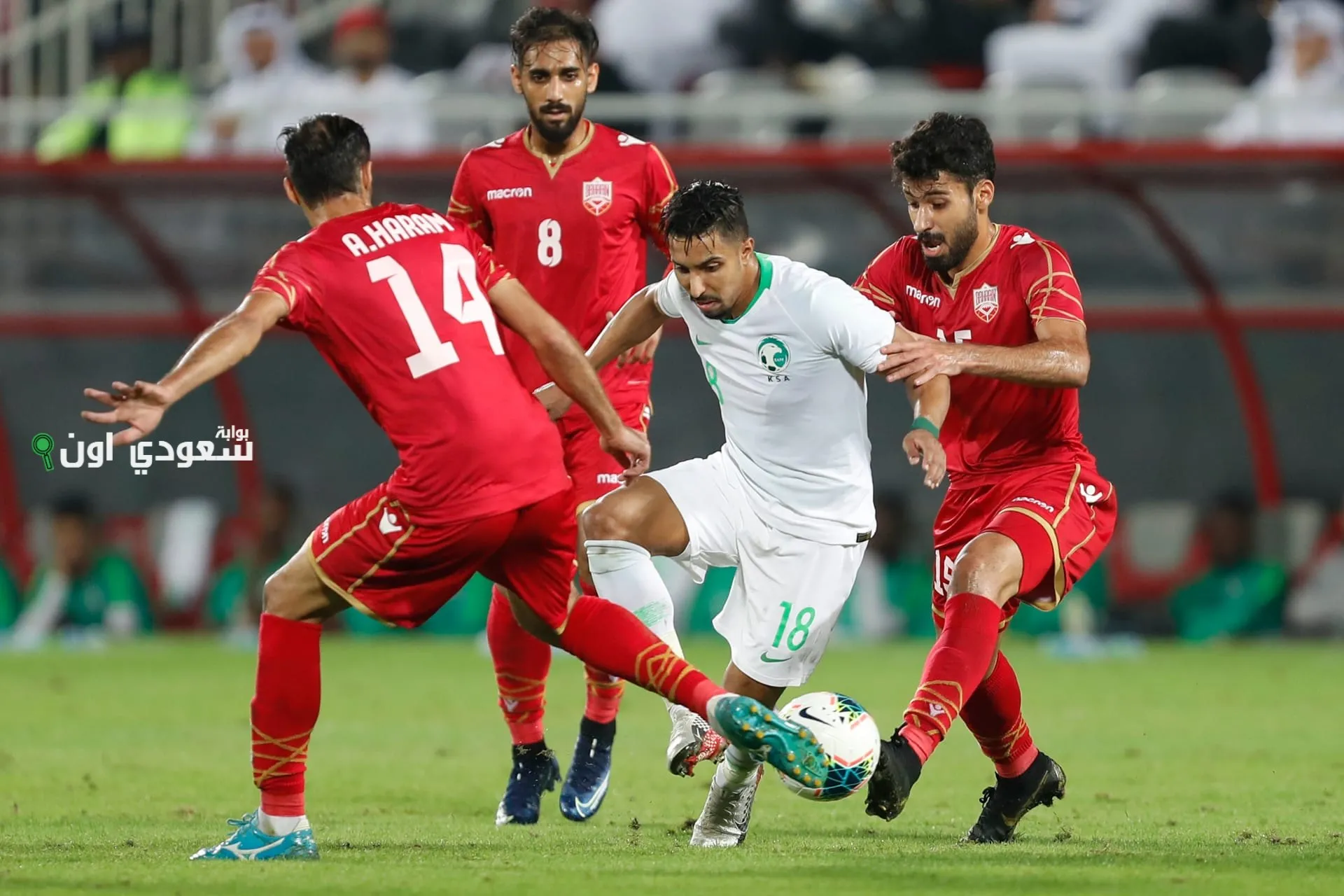 السعودية تتألق أمام البحرين