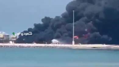 حريقين استهدفا منطقة جنوب إيران
