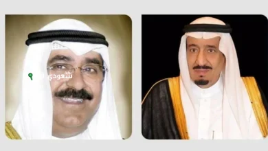 أمير الكويت يقدم التهاني لخادم الحرمين الشريفين