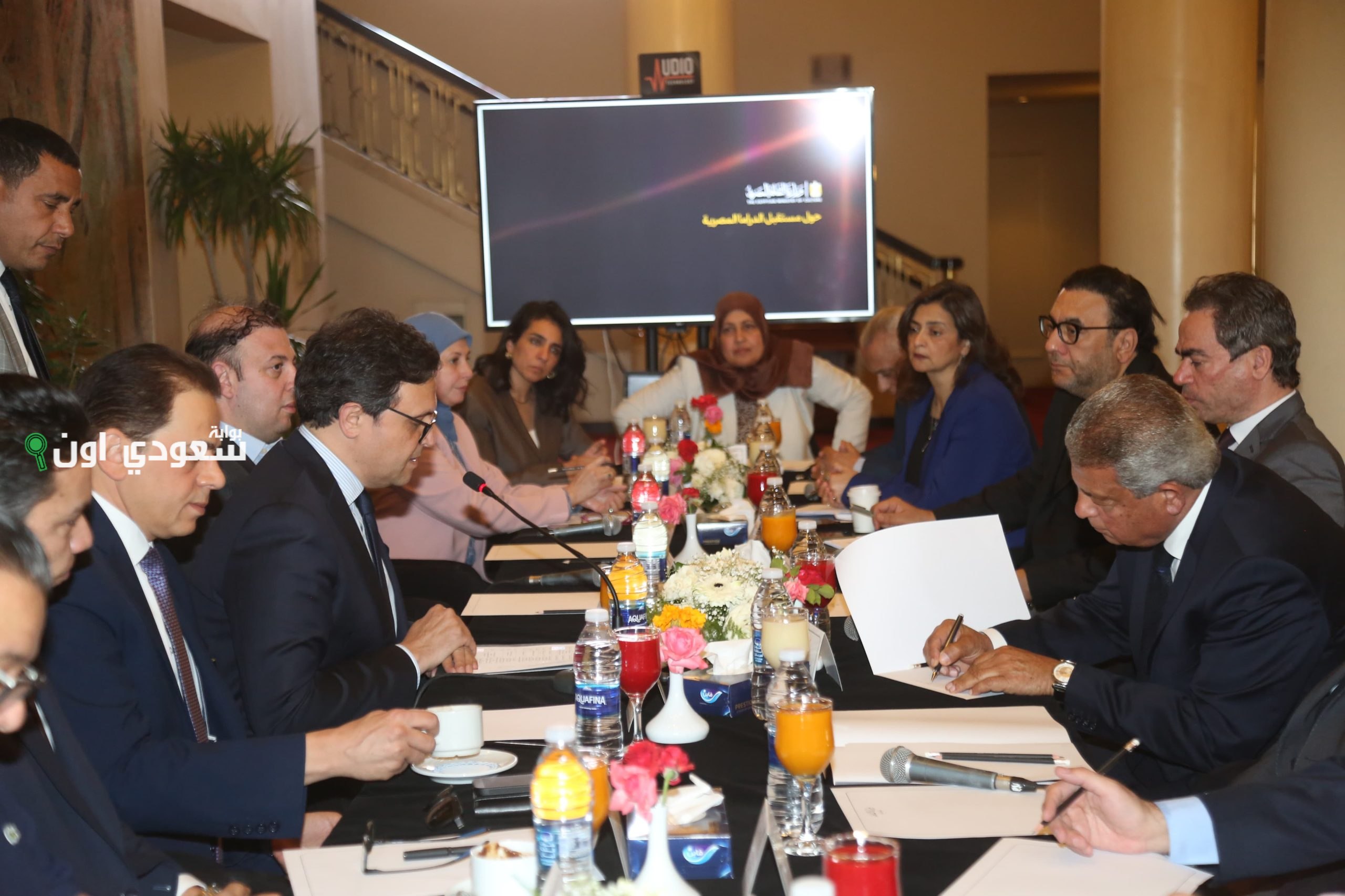 اجتماع وزير الثقافة لمناقشة توصيات تأثيرات الدراما