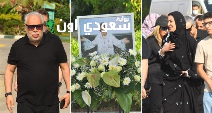 نادية الجندى وأشرف زكى ومنال سلامة يتقدمون تشييع سميحة أيوب