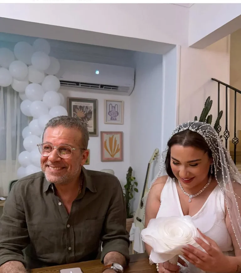 شريف منير يرصد لحظات زواج ابنته