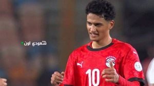 لاعب الفريق الشاب محمد عبد الله.