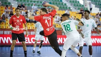 منتخب مصر للشباب ضد إسبانيا لكرة اليد