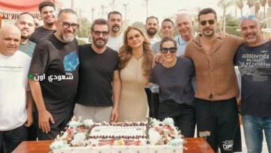 نيللي كريم وفريق عمل "هابي بيرث داي"