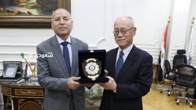 محافظ القاهرة يلتقي سفير اليابان