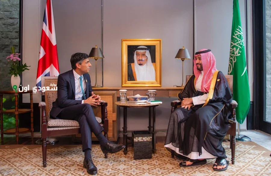 ولي العهد ورئيس وزراء بريطانيا يشددان على أهمية حل الخلافات الإقليمية عبر الدبلوماسية