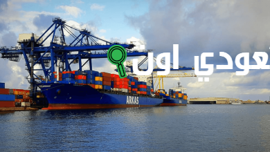 الحاويات بالموانئ