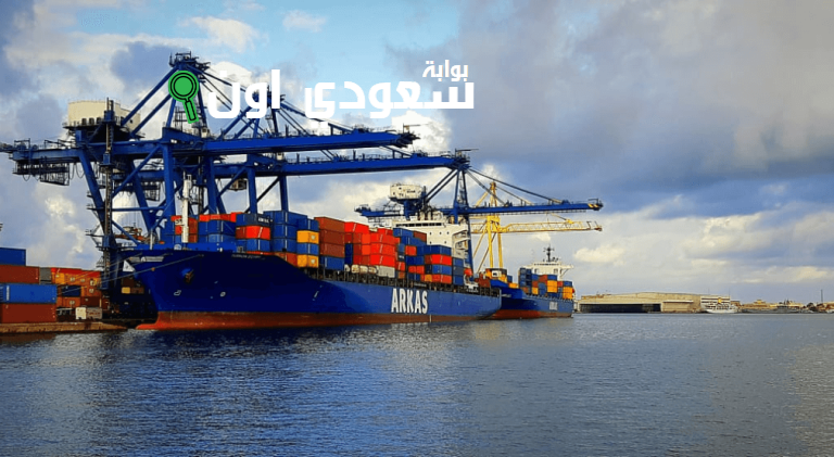 الحاويات بالموانئ