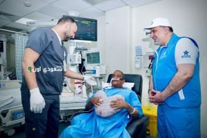 إنقاذ حاج مصري يعاني من جلطة قلبية