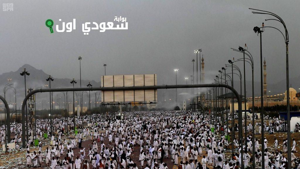 الحجاج يقيمون في مشعر مزدلفة عقب الوقوف بعرفات