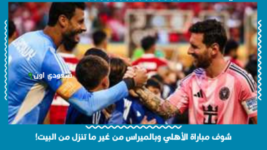 شوف مباراة الأهلي وبالميراس من غير ما تنزل من البيت!