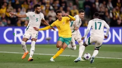 مباراة السعودية ضد أستراليا