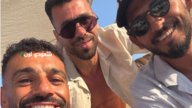 محمد صلاح يستمتع بإجازته مع عبد الله السعيد وحجازي