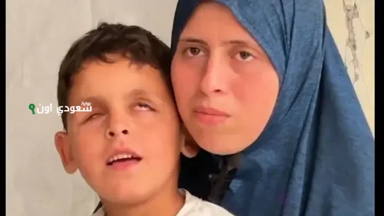 والدة الطفل الفلسطيني محمد حجازي تعبر عن شكرها للسعودية