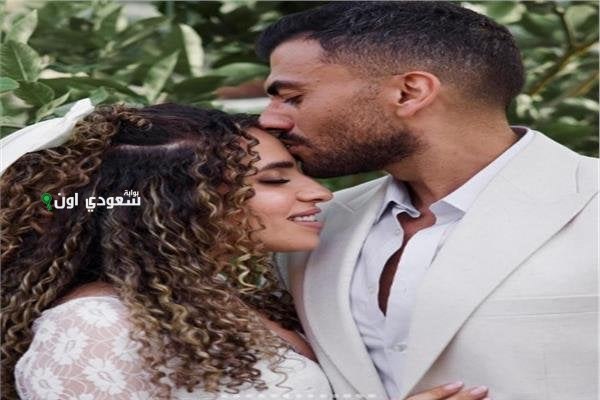 ياسمين عبد العزيز ومنة شلبي ومحمد حماقي في زفاف منة القيعي